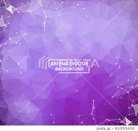 Abstract Purple Geometric Polygonal background 63950430
