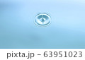 Water drop and circle ripple 63951023