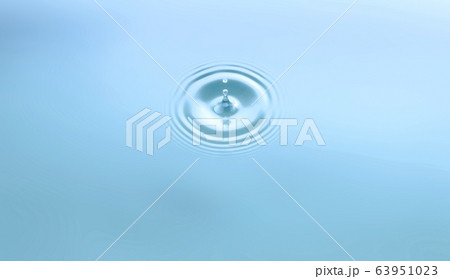 Water drop and circle ripple Water drop and circle ripple 63951023