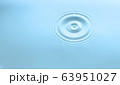 Water drop and circle ripple 63951027