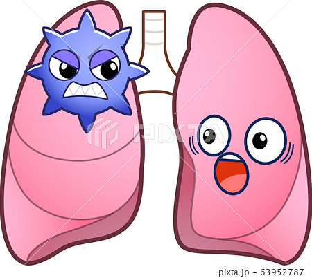 肺のキャラクター 肺のキャラクター 63952787