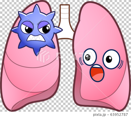 肺のキャラクター 肺のキャラクター 63952787