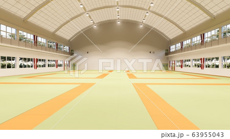 柔道場 イラスト11 柔道場 イラスト11 63955043