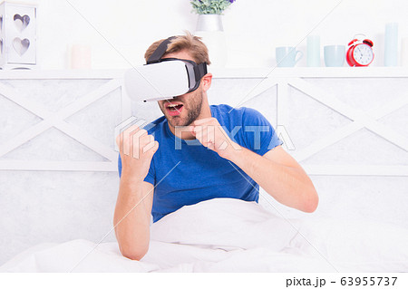 Awakening from virtual reality. VR technology and 63955737