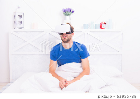 Conscious awakening. Return to reality. Man Conscious awakening. Return to reality. Man 63955738