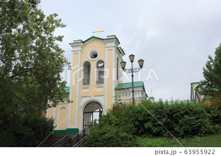 Entrance gate in the Roman Catholic Church  63955922