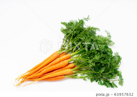 葉付きミニキャロット 葉付きミニキャロット 63957632