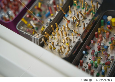 Professional equipment for treating teeth stock photo Professional equipment for treating teeth stock photo 63959763