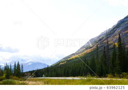秋のカナディアンロッキー　 クートニー・バレーとクートニー・ハイウェイ（クートニー国立公園　カナダ） 63962125