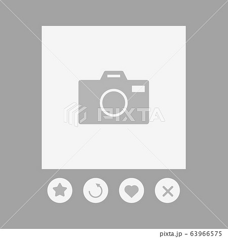 Photo mobile application interface design template 63966575