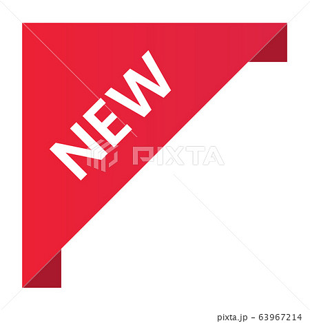 Red badge, labels or sticker, new tag. 63967214