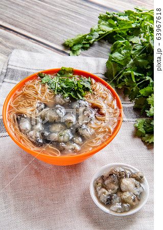 台湾麵線、そうめん、カキ、牡蠣、カキ入りそうめん  63967618