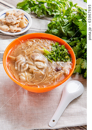 台湾風そうめん、台湾麵線、大腸そうめん、大腸麺線、大腸、牡蠣、カキ入りそうめん 台湾風そうめん、台湾麵線、大腸そうめん、大腸麺線、大腸、牡蠣、カキ入りそうめん 63967695