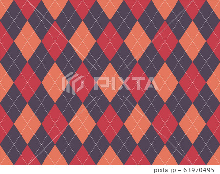 Argyle pattern seamless. Fabric texture 63970495