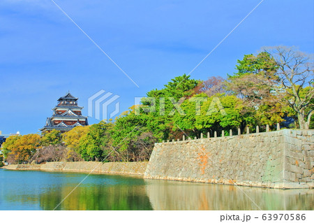 【広島県】 広島城 「天守閣」 63970586