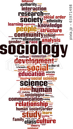 Sociology word cloud Sociology word cloud 63971498