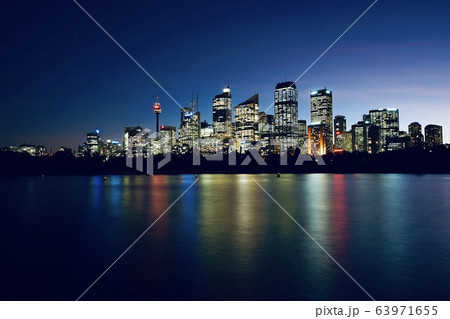 ナイトシーン 夕映 夜景 63971655