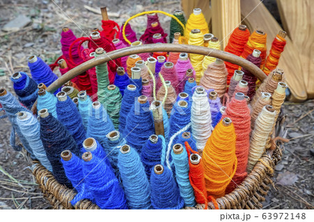 Colored thread spools Colored thread spools 63972148