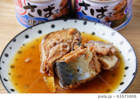 さば缶　鯖缶詰 63973806