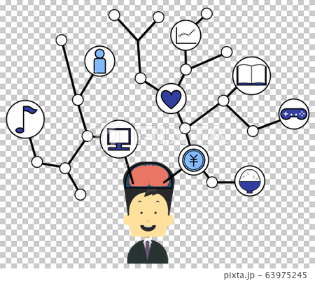 脳内イメージ 思考整理 人工知能 頭脳 デジタル ワーキングメモリ のイラスト素材 脳内イメージ 思考整理 人工知能 頭脳 デジタル ワーキングメモリ のイラスト素材