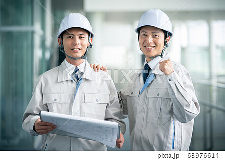 作業員　ゼネコン　工事 63976614