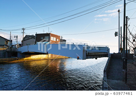富山県/ 生地中橋（世界的にも珍しい片持ち旋回式可動橋）未来に残したい漁業漁村の歴史文化財産百選 63977461
