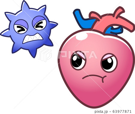心臓のキャラクター 63977871