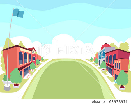 School Campus Illustration 63978951