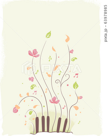 Piano Plant Design Illustration Piano Plant Design Illustration 63978985