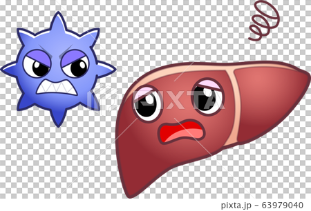 肝臓のキャラクター 肝臓のキャラクター 63979040