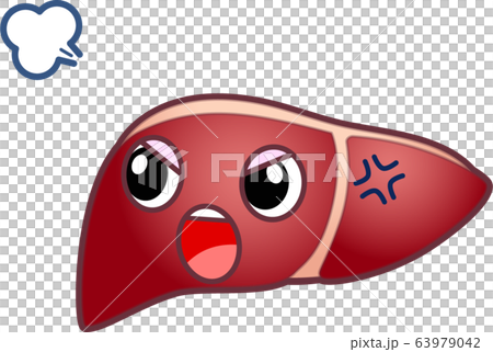 肝臓のキャラクター 肝臓のキャラクター 63979042