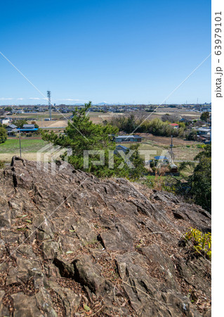 ポンポン山公園 ポンポン山山頂付近からの景観 埼玉県吉見町 ポンポン山公園 ポンポン山山頂付近からの景観 埼玉県吉見町 63979101