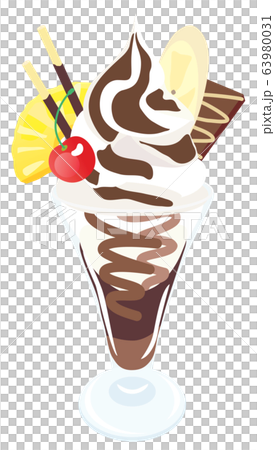 Illustration of chocolate parfait - Stock Illustration [63980031] - PIXTA