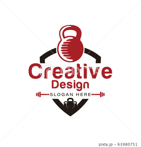 fitness shield badge logo Ideas. Inspiration logo 63980751