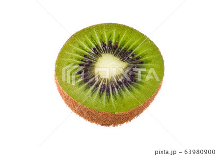 Fresh kiwi isolated on white background Fresh kiwi isolated on white background 63980900