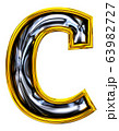 3D rendering. Lowercase Letter c. 63982727