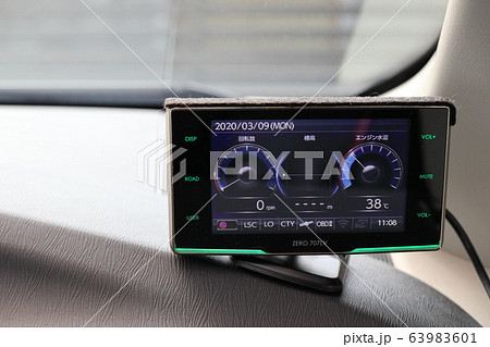 速度取りまり用レーダー感知器 速度取りまり用レーダー感知器 63983601