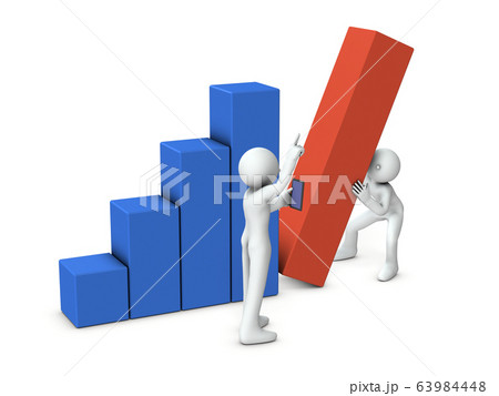 上司は指示を行い 部下が実践するのイラスト素材