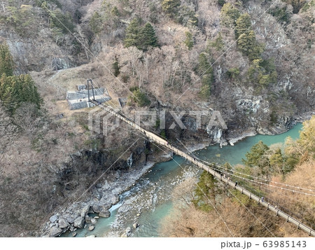 鬼怒川温泉街と楯岩を結ぶ鬼怒楯岩大吊橋 鬼怒川温泉街と楯岩を結ぶ鬼怒楯岩大吊橋 63985143