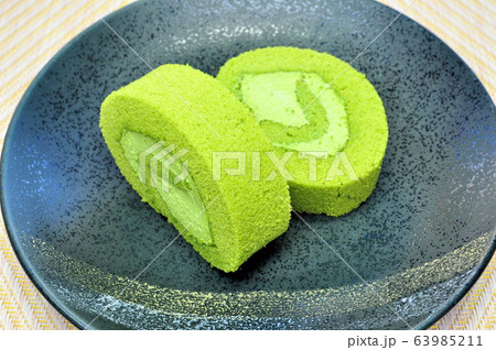 抹茶ロールケーキ 63985211
