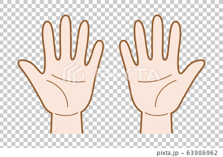hand palm vector png