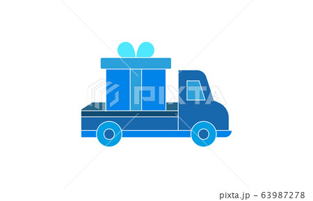 Delivery truck icon vector image	 63987278