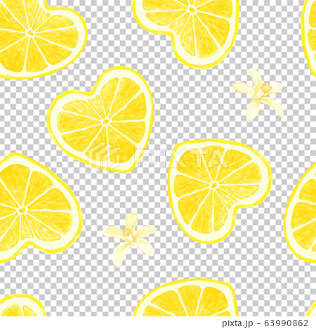 レモンのパターンのイラスト素材