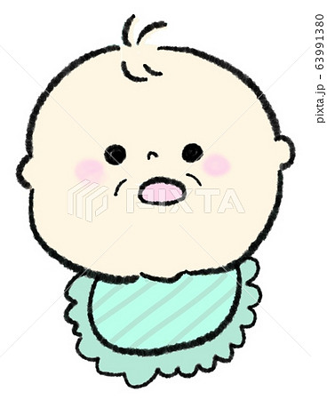 あかちゃん　ベビー　イラスト 63991380