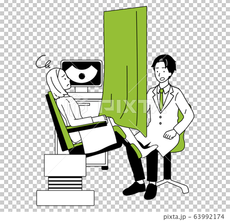 Woman undergoing medical examination Woman undergoing medical examination 63992174