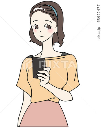 Illustration of a young woman 63992477