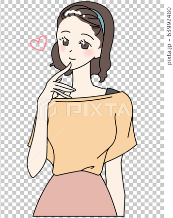 心 女生 女孩 63992480