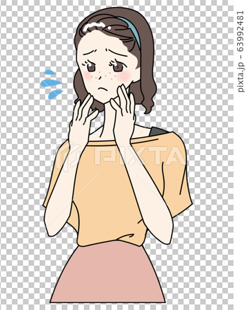 皮膚不好 粗糙的皮膚 皮膚乾燥 63992481