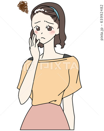 Illustration of a young woman Illustration of a young woman 63992482