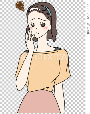 皮膚不好 粗糙的皮膚 皮膚乾燥 63992482